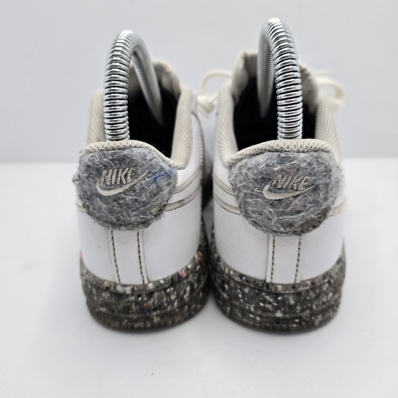Nike | AF1s GS Recycled 'Wool White Pack' leather low-top sneakers | KIDS 2 - Picture 9 of 12